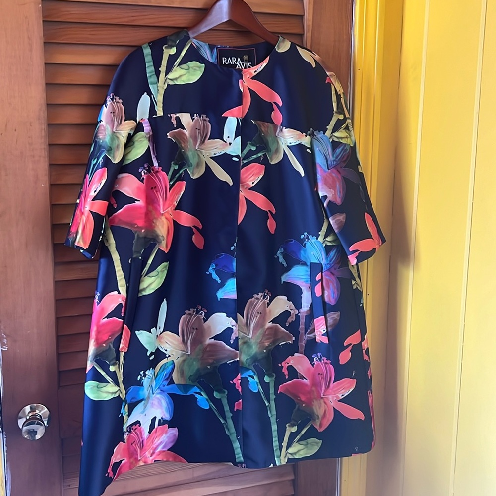 NWT Rara Appel by Iris Apfel flower jacket Small